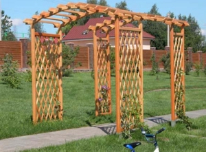 Изготовление садовой арки для дачи  