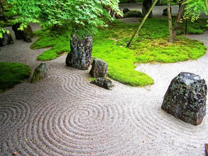  Сад камней в Японии