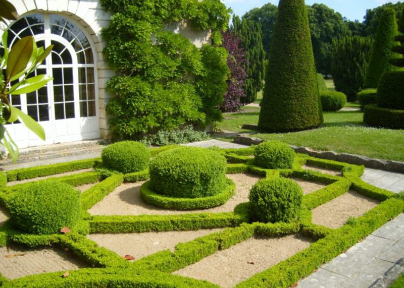 Английский сад на частно территории 